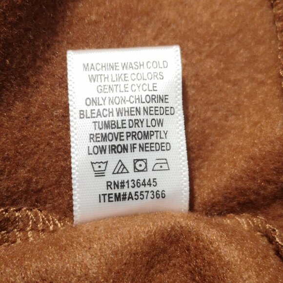 The Original Muk Luks Ladies Size 1X Copper Color Fleece Lined Sweat Top - Picture 7 of 11